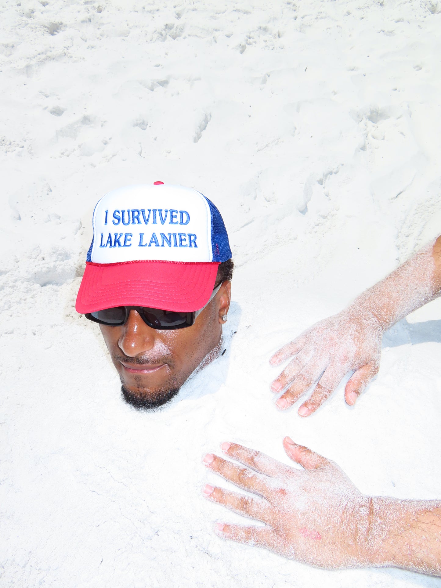 I Survived Lake Lanier Trucker Hat