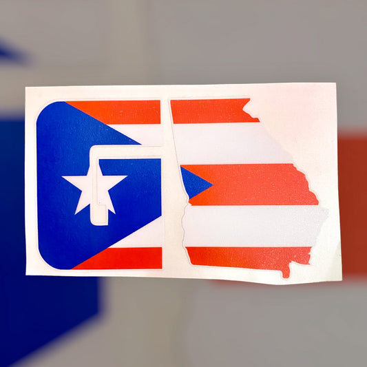 PUERTO RICO GEORGIA STICKER